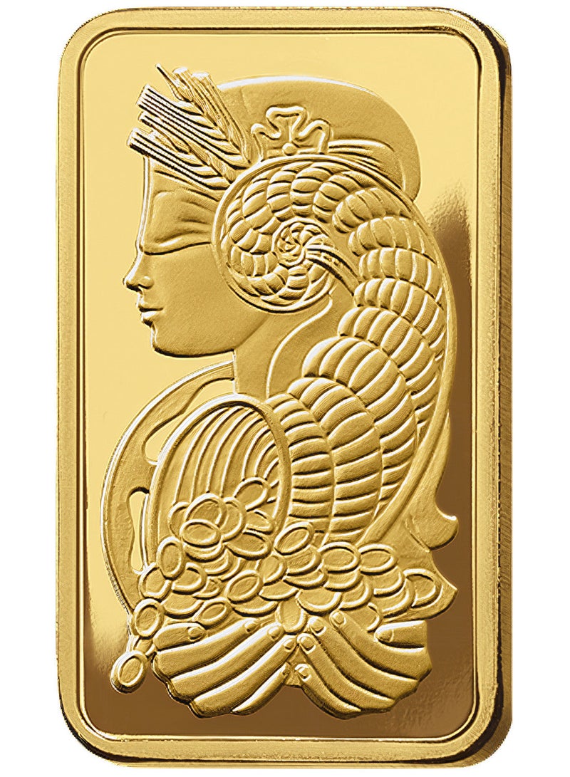 FK Jewellers - Suisse Pamp Queen 24K (999.9) 10g Gold Bar - Image 1