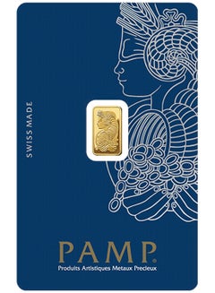 FK Jewellers Suisse Pamp Queen Fortuna 24K (999.9) 1g Gold Bar  - Image 1