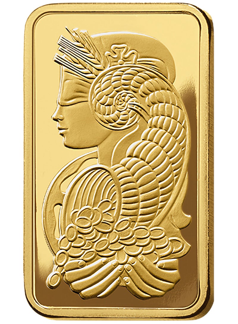 FK Jewellers Suisse Pamp Queen Fortuna 24K (999.9) 1g Gold Bar  - Image 4