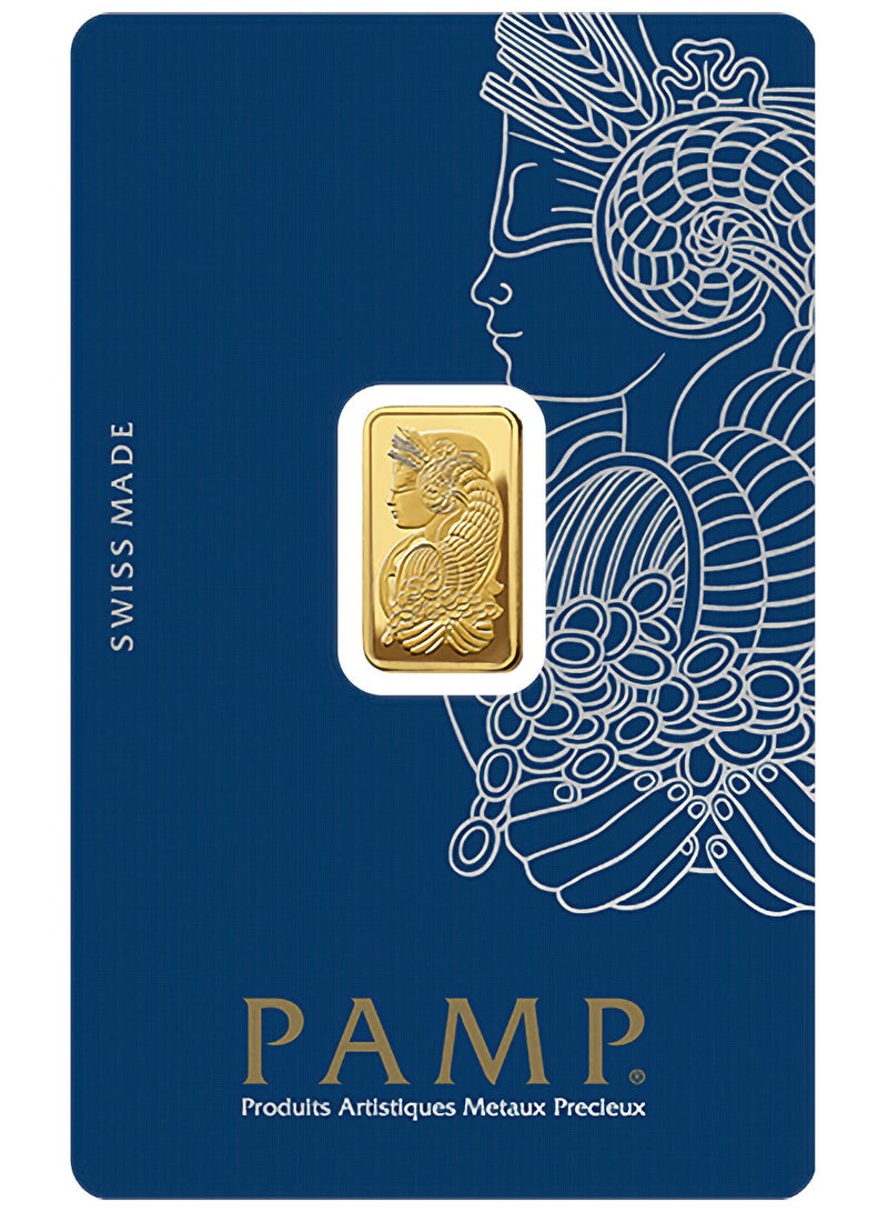FK Jewellers - Suisse Pamp Queen 24K (999.9) 2.5g Gold Bar - Image 1