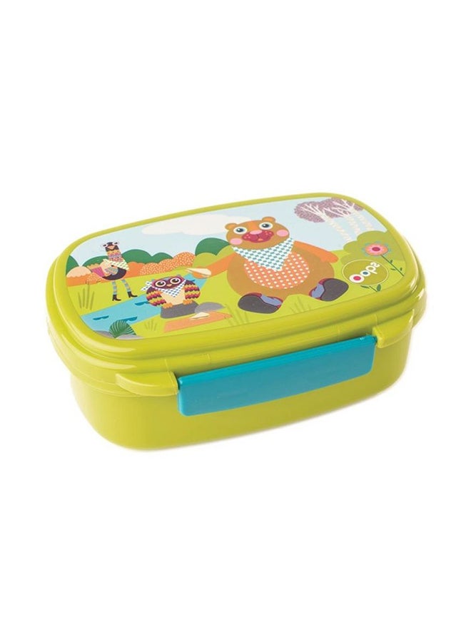 Oops Cool-Lunch Kit - 370 ml Green/Blue 17.5x6.5x12.5cm - Image 2