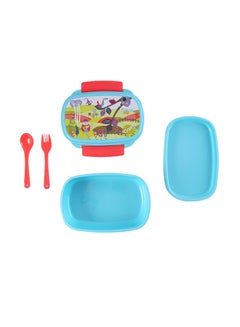 Oops Cool-Lunch Kit - 370 ml Blue/Red 17.5x6.5x12.5cm  - Image 1