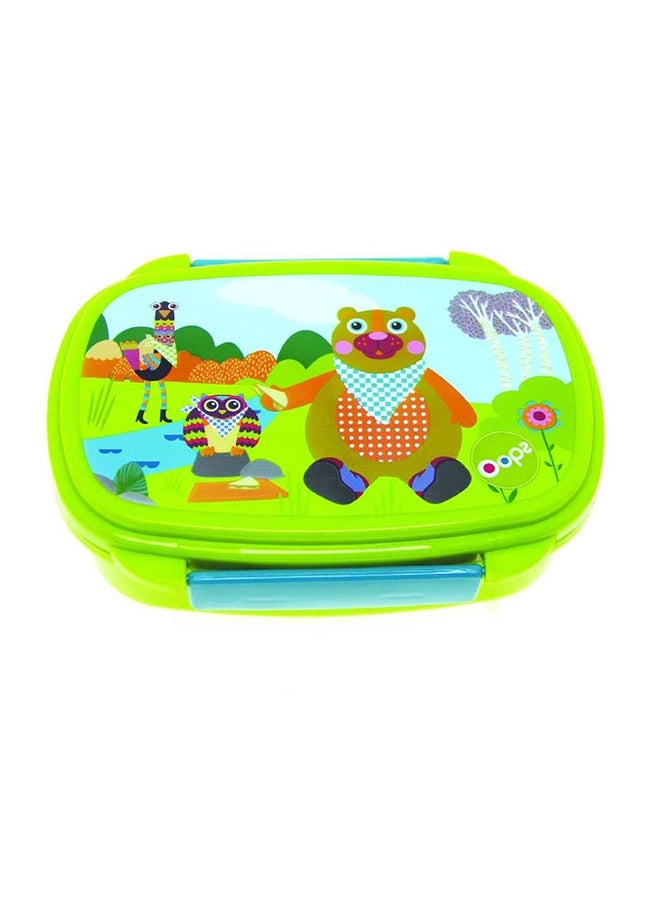 Oops Cool-Lunch Kit - 370 ml Green/Blue 17.5x6.5x12.5cm - Image 3