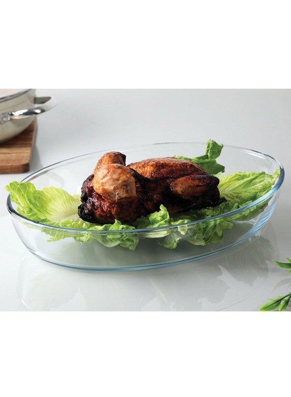 مارينكس صينية شواء بيضاوية الشكل شفاف 35.2x6.5x24.4سم - Image 4