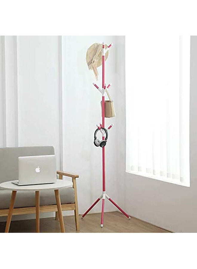 شماعة معطف بسيطة وحديثة صغيرة رف تخزين عمودي معلق ملابس عتيقة لغرفة المعيشة وغرفة النوم - Image 1