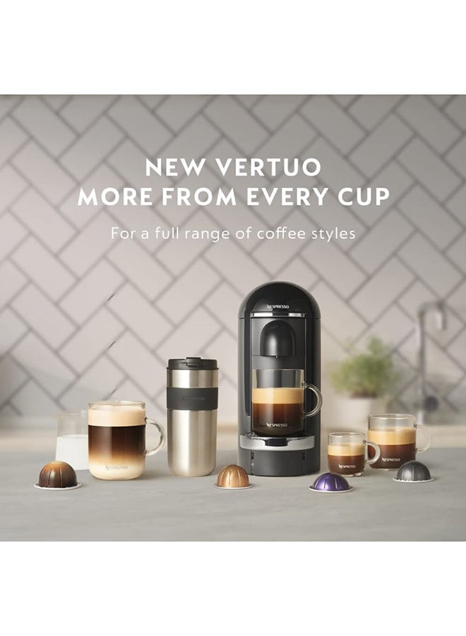 Nespresso - Vertuo Plus Coffee Machine + Aeroccino 3 Milk Frother 1260 W GCB2-GB-WH-NE1+3694BK Grey/Black - Image 1