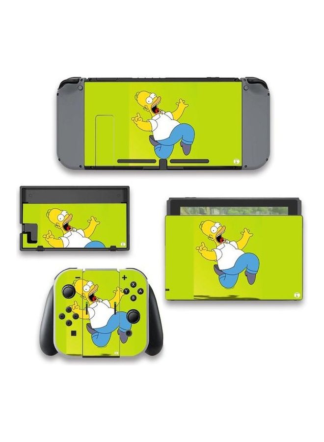 BP Printed Nintendo Switch Sticker Animation Homer From The Simpsons By 20th Century - Image 1