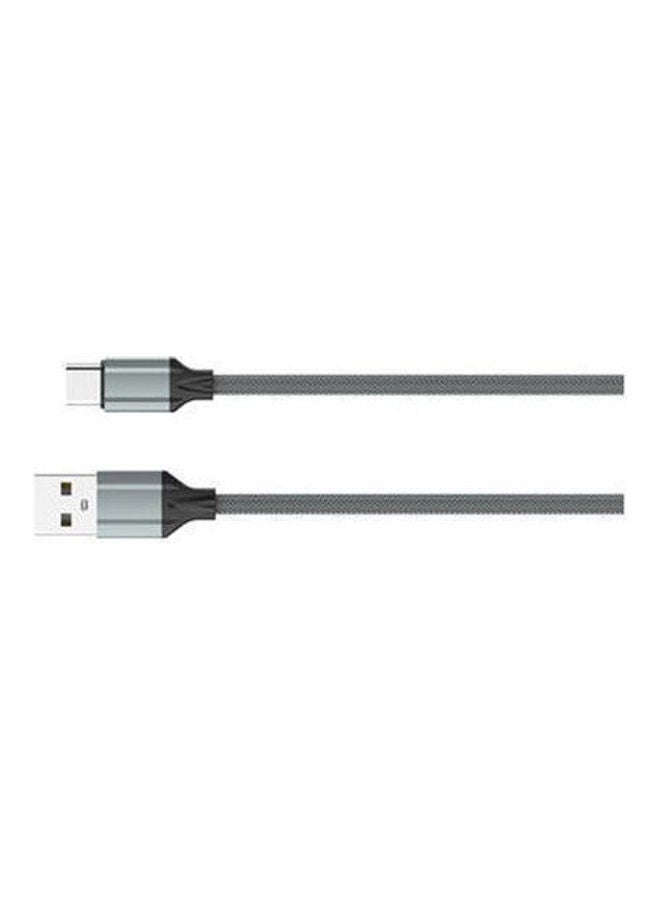 LDNIO Ldnio Ls441 USB Cable Fast Charging Nylon Braided USB Type C Cable Grey  - Image 2