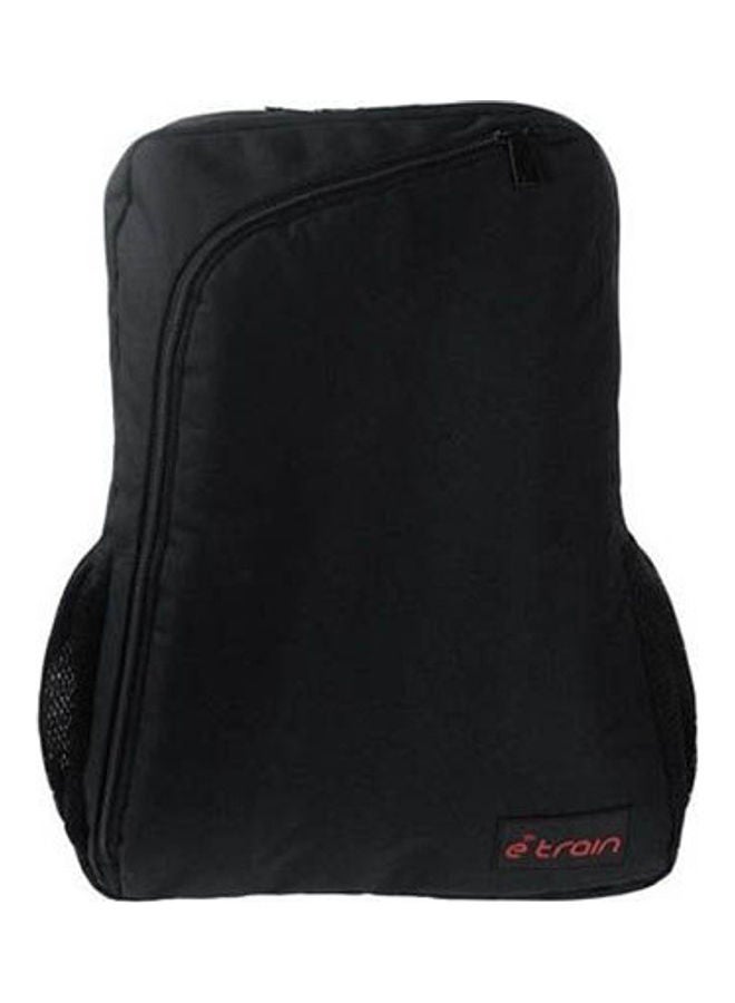 E-Train Laptop Backpack Bag - Fit Up To Black - Image 1