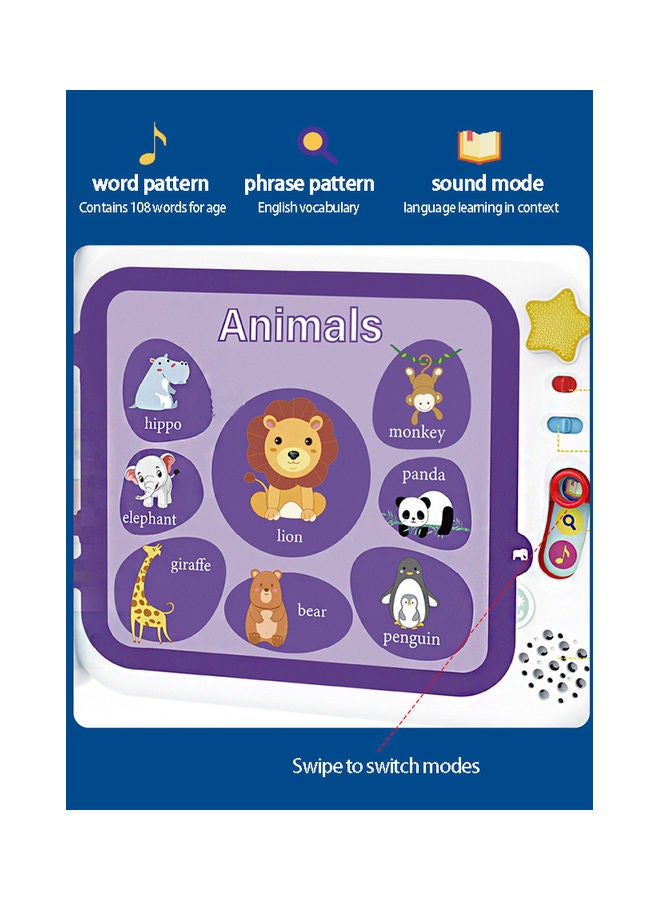 YelaJoy - 12 Subjects English Enlightenment Toy With Sounds And Colours - Image 1