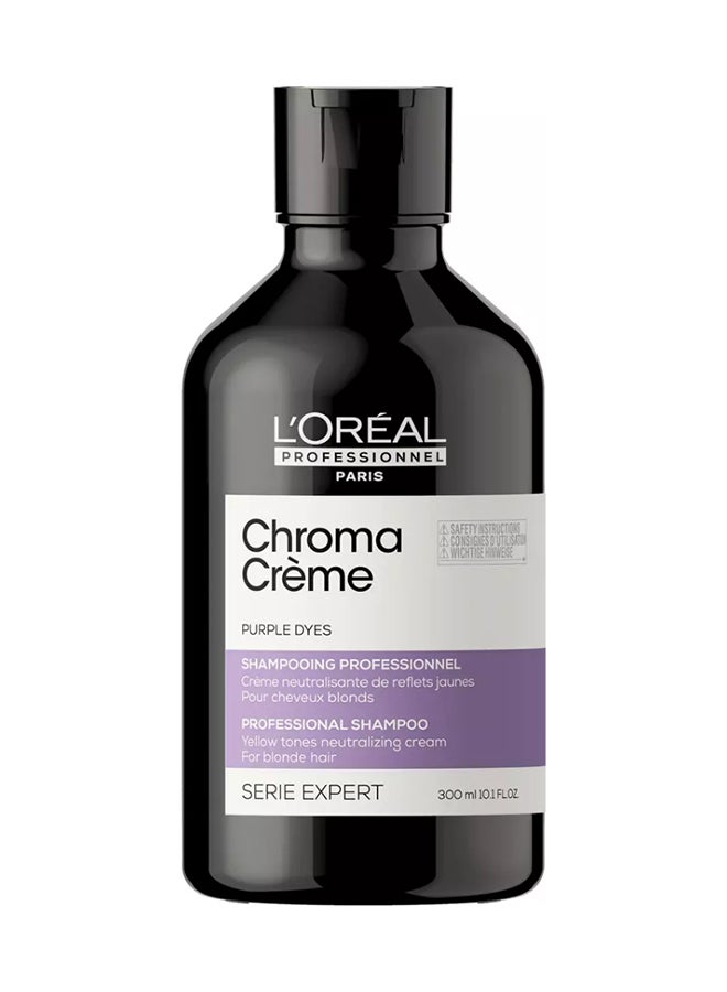 Serie Expert Chroma Creme Purple Pigmented Shampoo For Neutralizing Blonde Hair 300ml - v1646724630/N52549653A_1