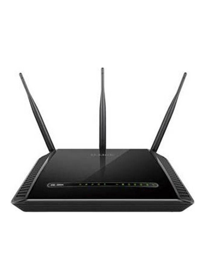 D-Link Router Vdsl2-Adsl2+ Dsl-2888A 4Port 3Antenna 1600Mbps + Usb Black  - Image 1