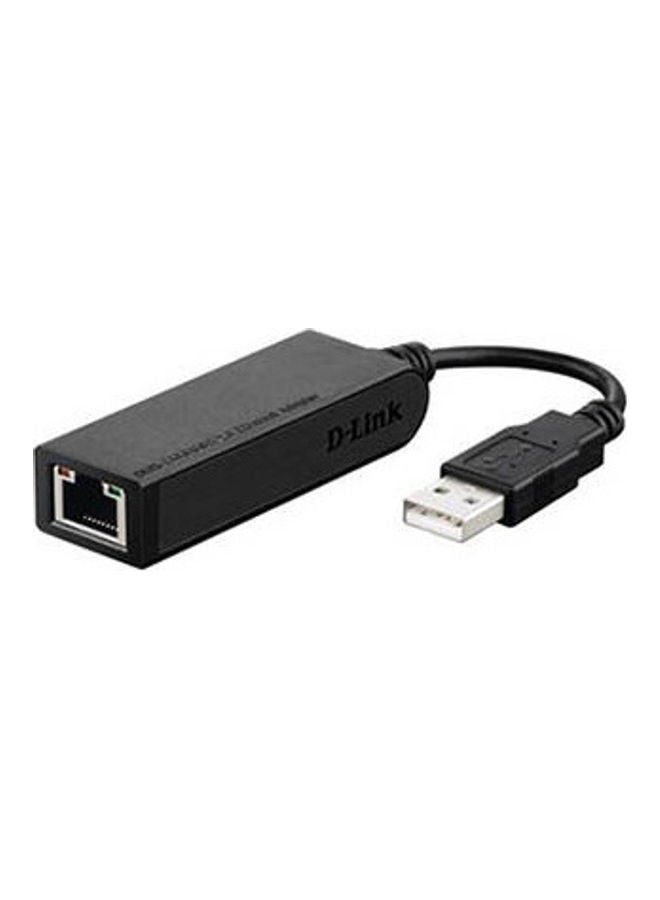 D-Link Lan Card Dub-E100 USB 2.0 10-100Mbps Black  - Image 1