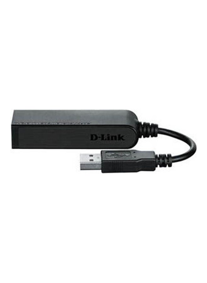 D-Link Lan Card Dub-E100 USB 2.0 10-100Mbps Black  - Image 2