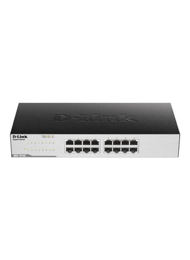 دي لينك سويتش Dgs-1016C 16 منفذ 10-100-1000 ميجا بت في الثانية غير مُدار  - Image 1