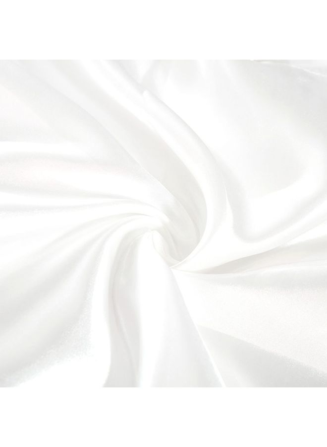 شاربدو طقم غطاء لحاف مكون من 4 قطع بوليستر أبيض 220x240سم - Image 3