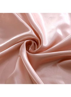 Sharpdo 4-Piece Duvet Cover Set Polyester Pink 200x230cm  - Image 5