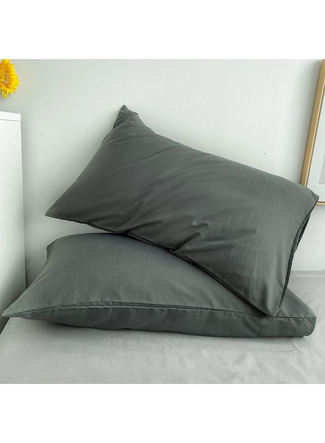 Sharpdo 4-Piece Quilt Cover Set Polyester Green 200x230cm  - Image 3