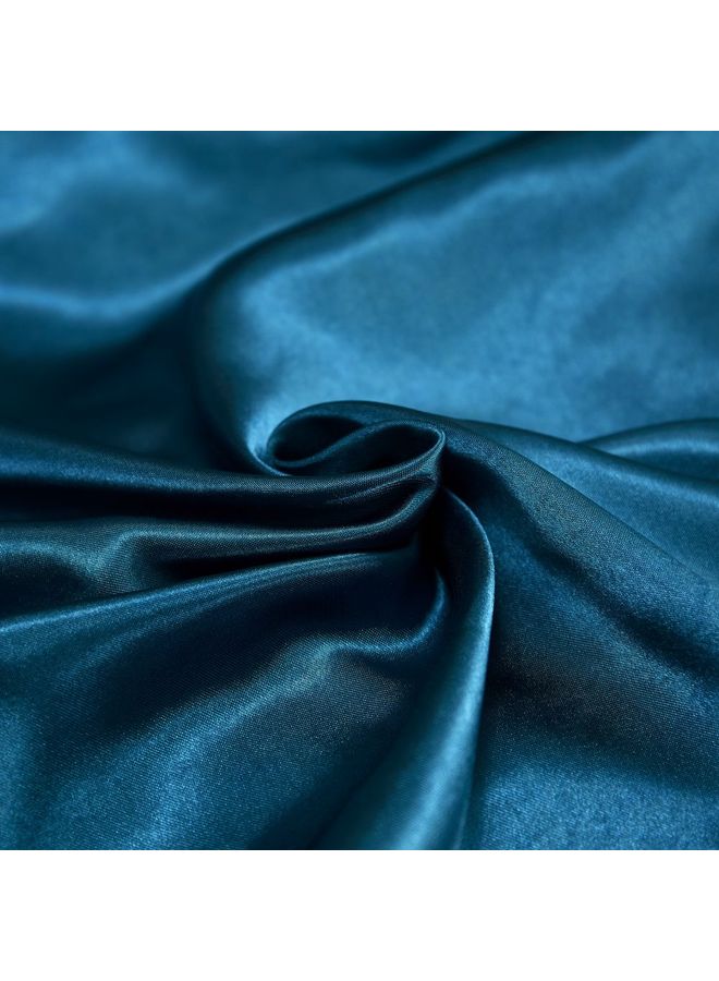 شاربدو طقم غطاء لحاف مكون من 4 قطع بوليستر أزرق 220x240سم - Image 4