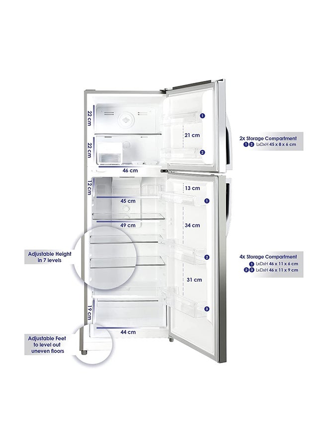 11.7 Cubic Feet Double Door Refrigerator With No-frost,Child Lock, 333 L KSGR410 i Inox - v1646726395/N52756498A_4