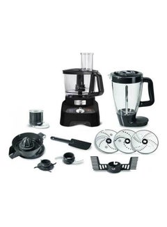 Moulinex Double Force Food Processor with 10 attachments for 34 functions, 3L Bowl, 2L Blender - 3 L 1000 W FP824825 Black - v1646730427/N52858444A_1