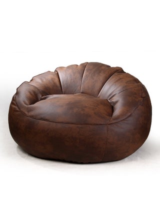 Leather Plain-Large Beanbags Brown largecm - v1646732965/N51378206A_1