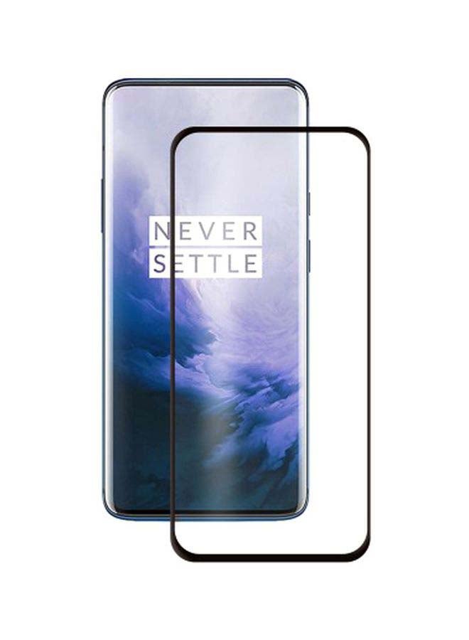 MARGOUN Tempered Glass Screen Protector For OnePlus 7 Pro Black/Clear - Image 1