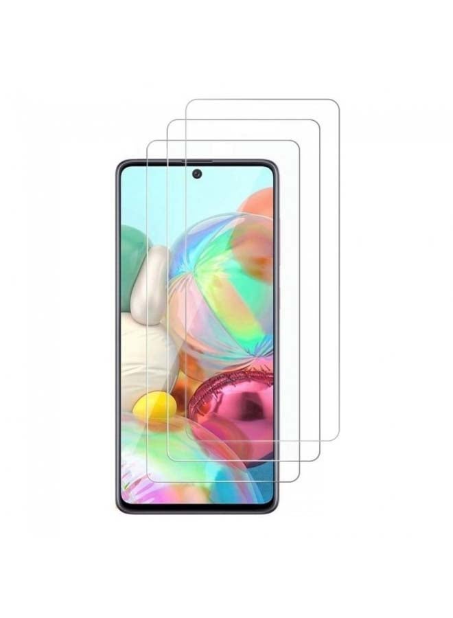 MARGOUN 3-Pack Screen Protector Glass for Samsung Galaxy A71 Clear - Image 1