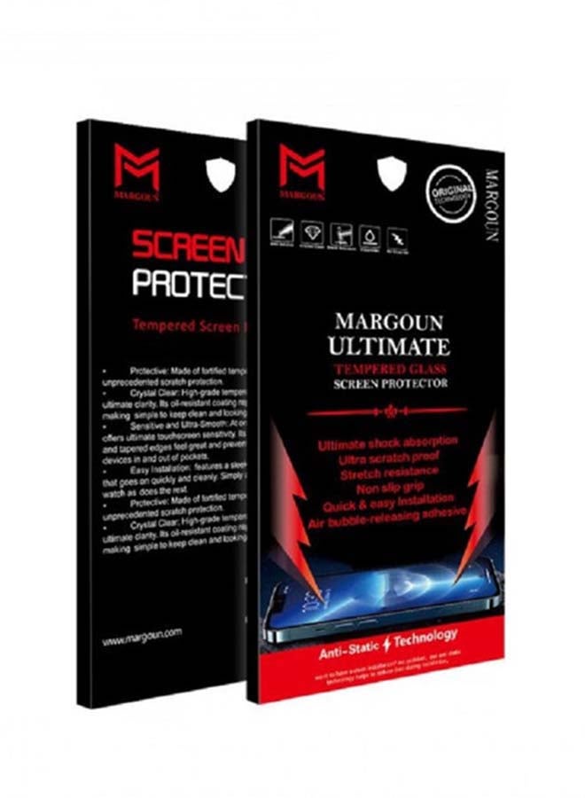 MARGOUN 3D Tempered Glass Screen Protector for OnePlus Nord CE 5G Clear/Black - Image 2