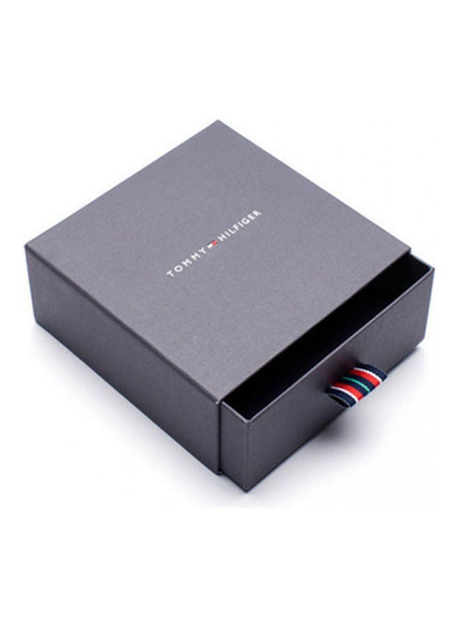 TOMMY HILFIGER - One Size Rose Stainless Steel Dangle Earrings With Zirconia - Image 1