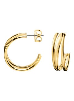 CALVIN KLEIN One Size Stainless Steel Clip Ons Earrings  - Image 1