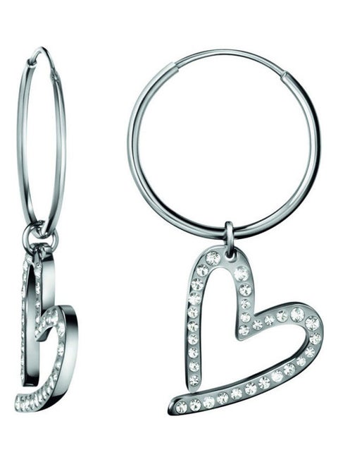 One Size Stainless Steel Dangle Earrings