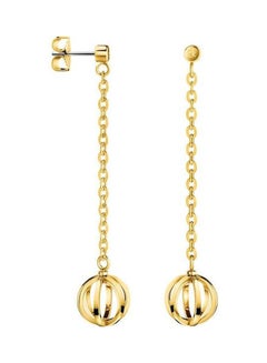 كالفن كلاين One Size Stainless Steel Dangle Earrings 