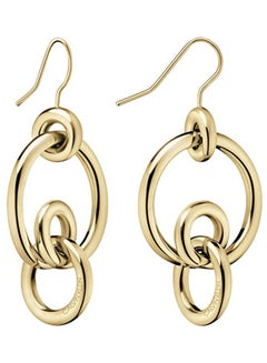 كالفن كلاين One Size Stainless Steel Dangle Earrings 