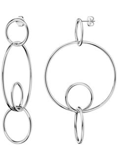 كالفن كلاين One Size Stainless Steel Dangle Earrings 