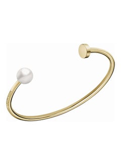CALVIN KLEIN One Size Stainless Steel Cuff Bracelet M 