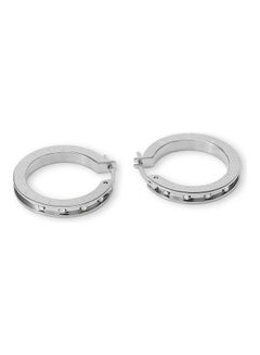 TOMMY HILFIGER One Size Stainless Steel Clip Ons Earrings 
