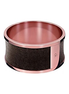 CALVIN KLEIN One Size Stainless Steel Pink Cuff Bracelet 