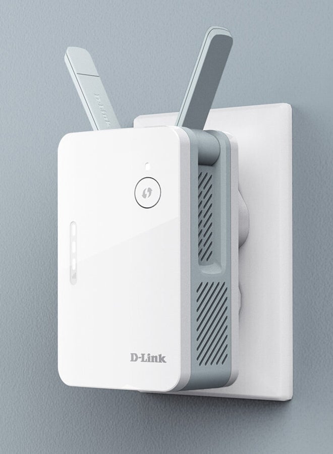 D-Link - E15 AX1500 Wi-Fi 6 AI Range Extender White - Image 1