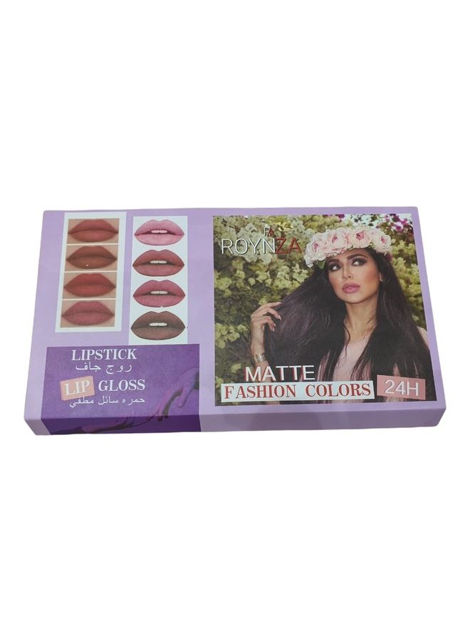 روينزا مجموعة أحمر الشفاه وملمع الشفاه مكونة من 24 قطعة - Image 4