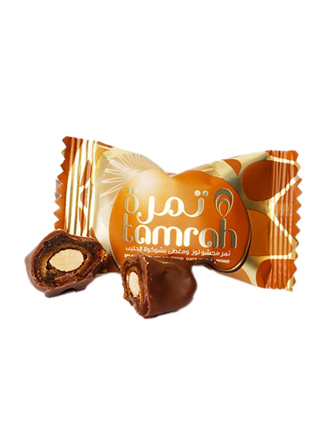 تمرة تمر محشو باللوز ومغطى بشوكولاتة الحليب 100جرام - Image 2