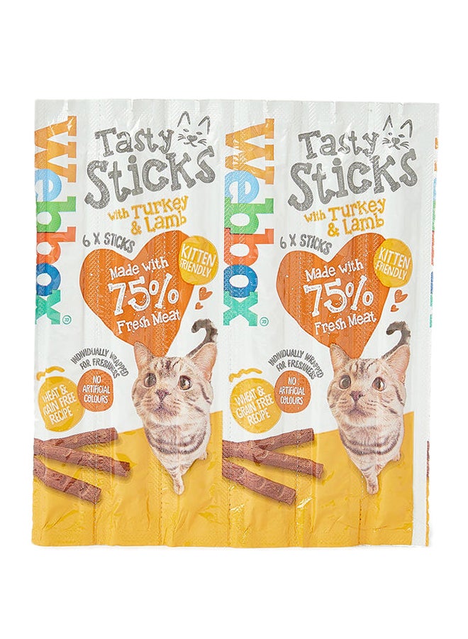 Webbox Pack Of 6 Flavoured Sticks Multicolour  - Image 1