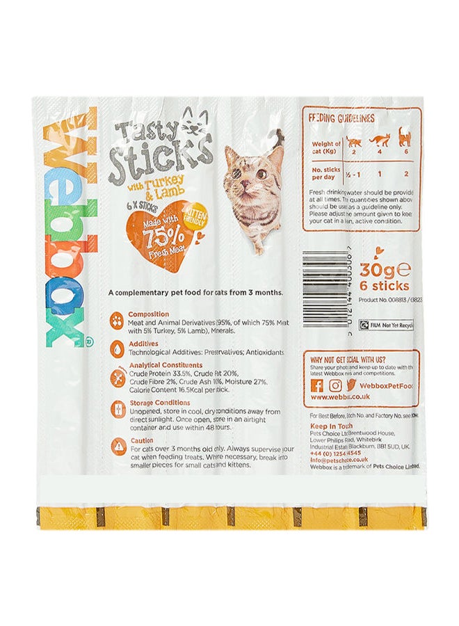 Webbox Pack Of 6 Flavoured Sticks Multicolour  - Image 2