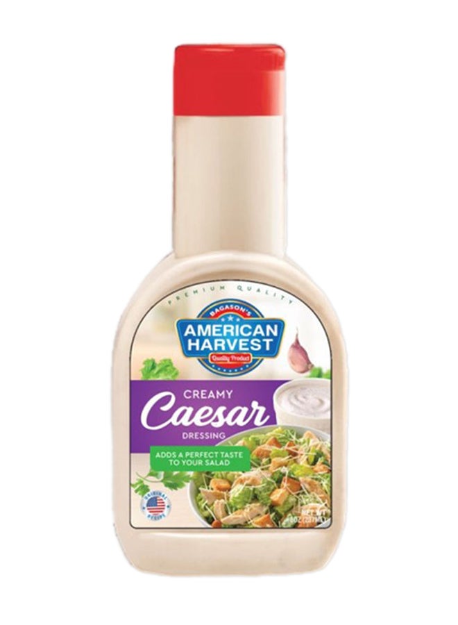 American Harvest Creamy Caesar Salad Dressing Sauce 237ml  - Image 1