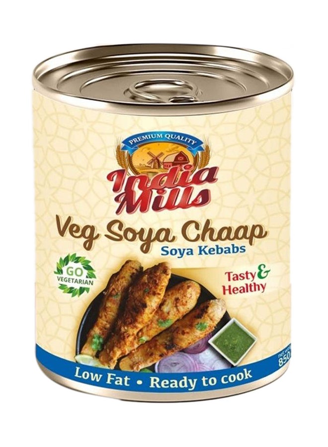 India Mills - Veg Soya Chaap In Can 850grams - Image 1