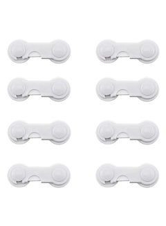 Joycare 8-Piece Latching System Infant One-handed Safety Lock, Non-toxic Plastic Materials  - Image 1