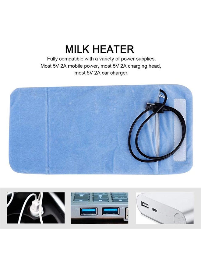 Portable USB Baby Feeding Bottle Warmer With Zipper Opening Design And Wash Liner - Image 4