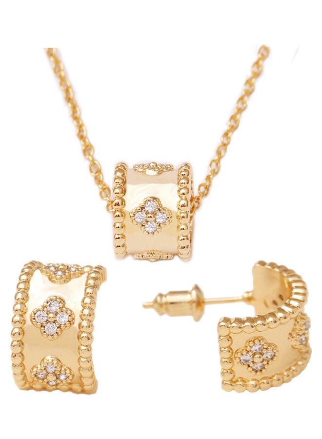 Women's Earring And Necklace Set  - Image 1