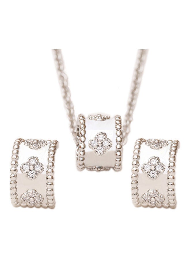 Women's Earring And Necklace Set  - Image 1