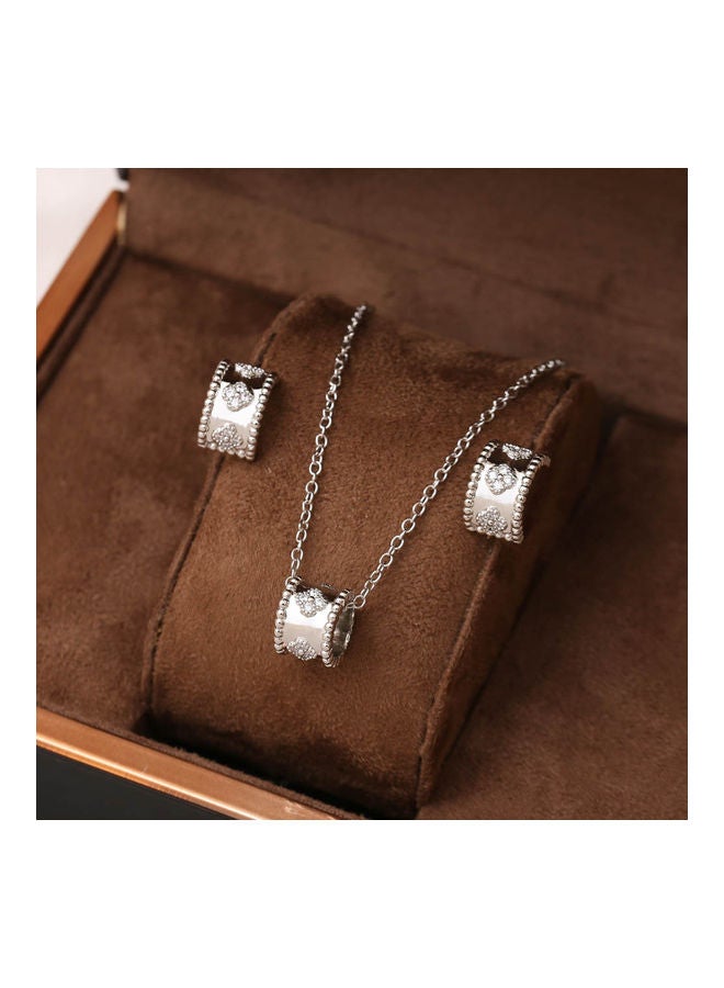 Women's Earring And Necklace Set  - Image 2